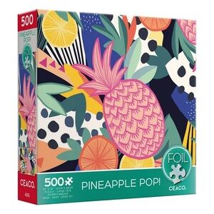 Ceaco Pineapple Pop 500 Foil Piece Puzzle